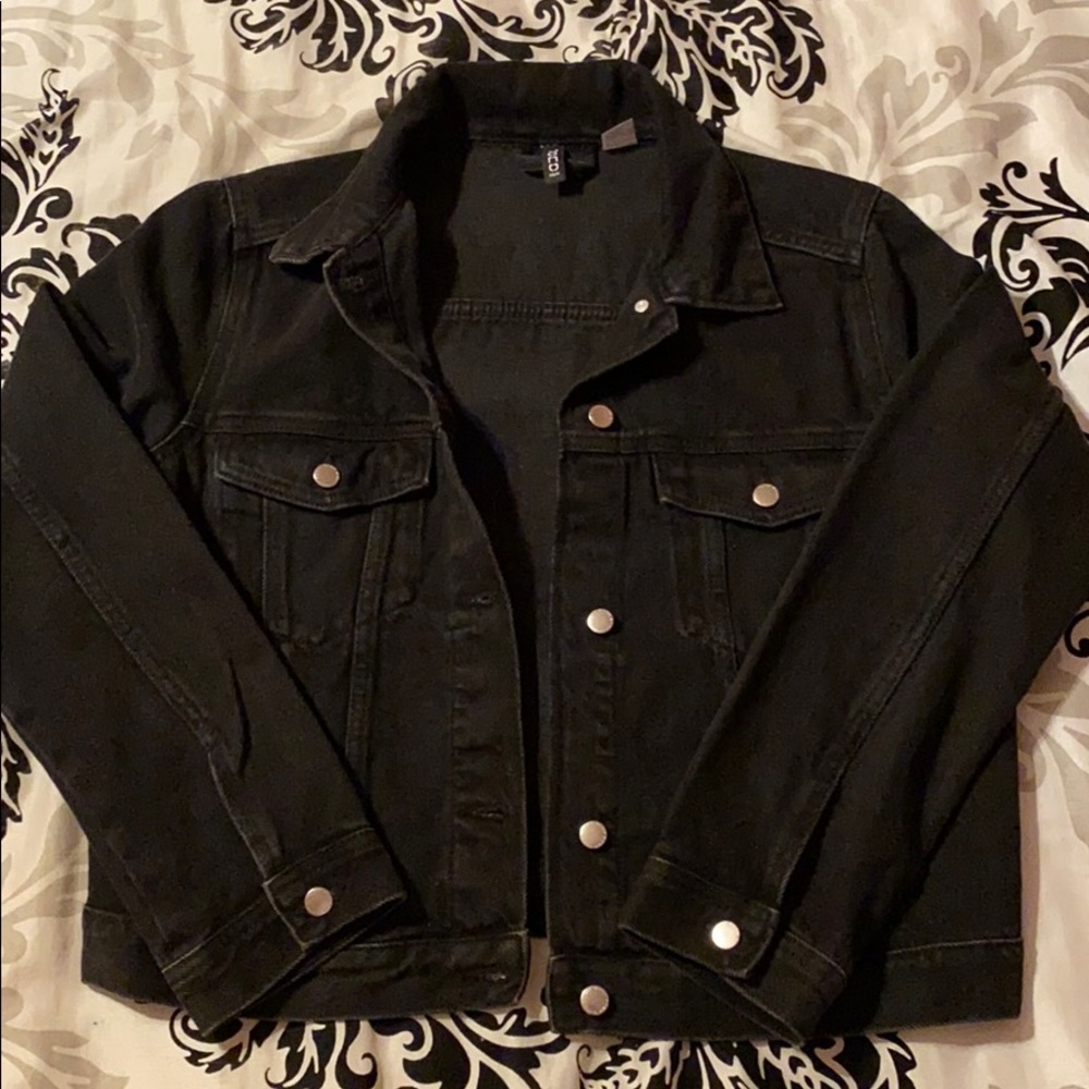 H&M black Jean jacket